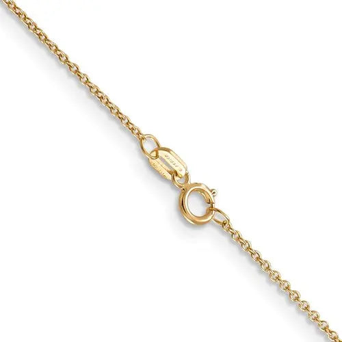 0.90mm 14K Gold Cable Chain - The Diamond Shoppe