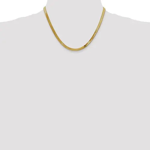 Herringbone Chain - The Diamond Shoppe