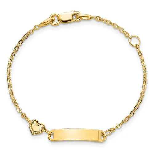Heart ID Children's Bracelet - The Diamond Shoppe
