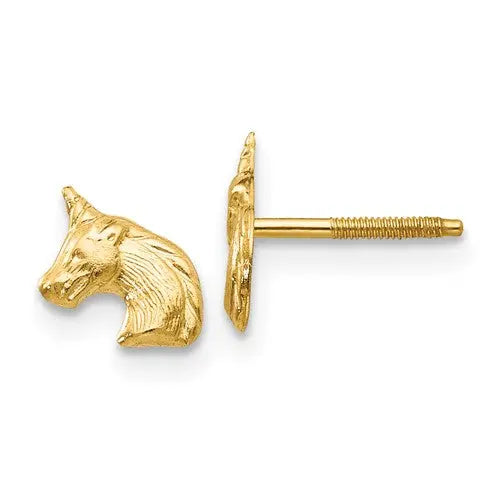 Unicorn Children's Earrings - The Diamond Shoppe