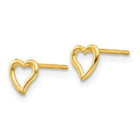 Open Heart Children's Earrings - The Diamond Shoppe