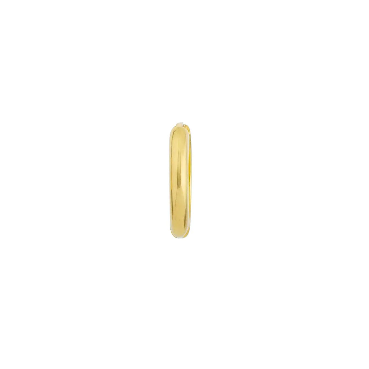 13mm Polished Gold Huggies - The Diamond Shoppe