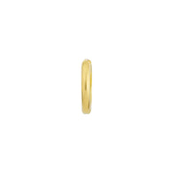 13mm Polished Gold Huggies - The Diamond Shoppe