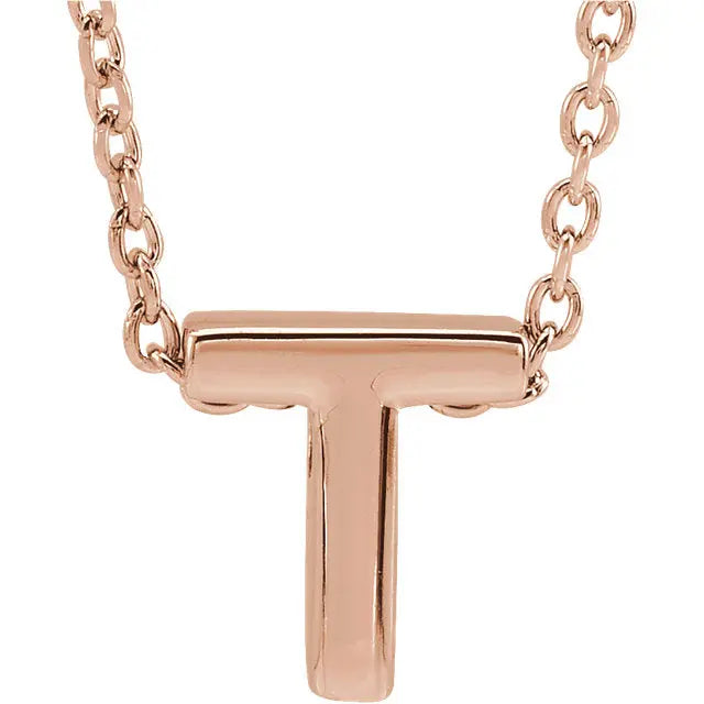Initial Slide Necklace - The Diamond Shoppe