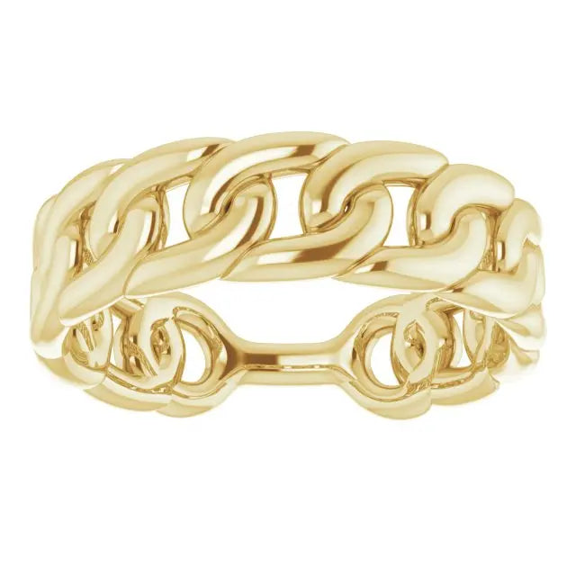 Chain Link Ring - The Diamond Shoppe