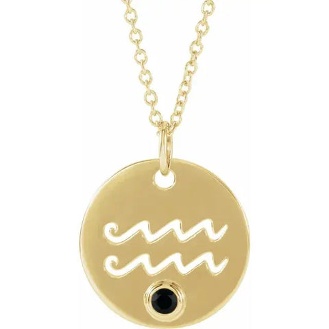 Zodiac Gemstone Necklace