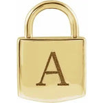 Engravable Lock Pendant