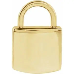 Engravable Lock Pendant - The Diamond Shoppe