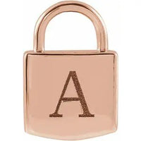 Engravable Lock Pendant - The Diamond Shoppe