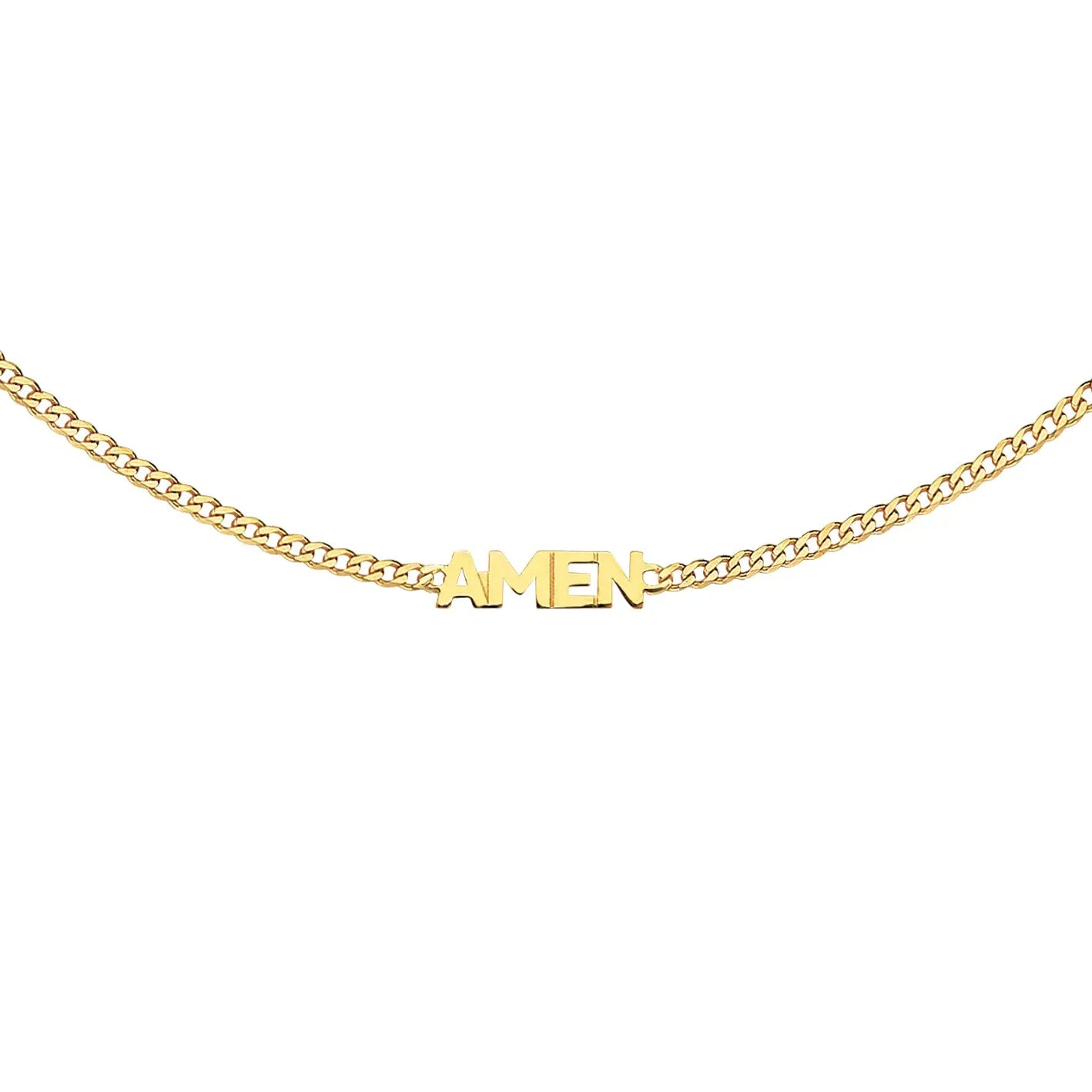 Amen Curb Link Choker