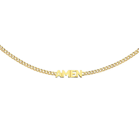 Amen Curb Link Choker
