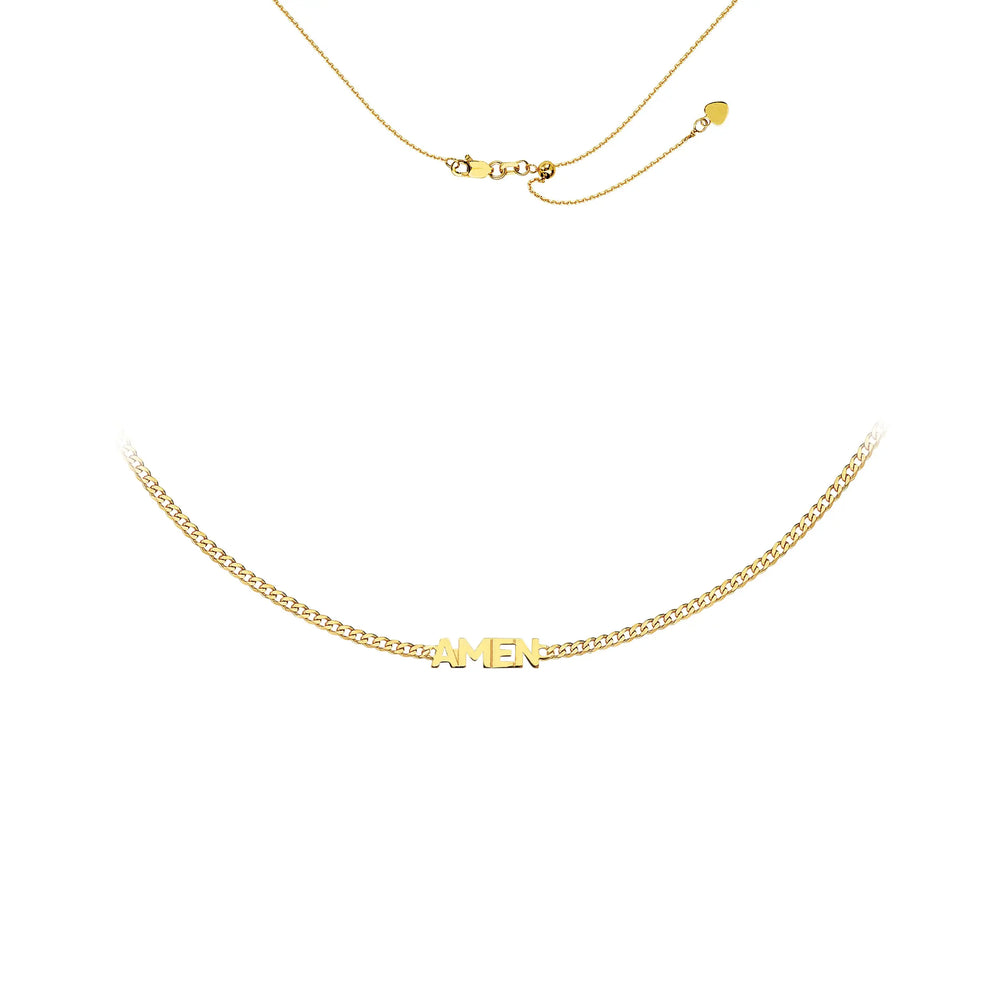 Amen Curb Link Choker