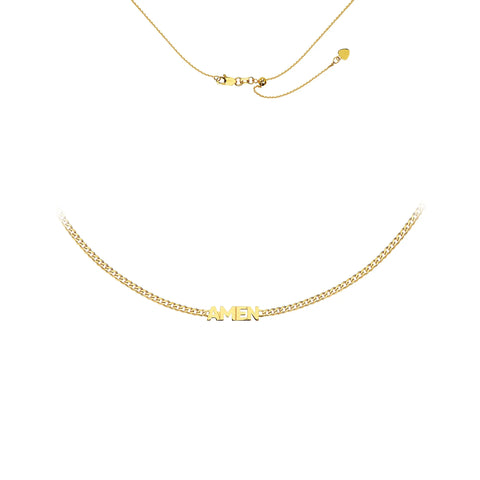 Amen Curb Link Choker