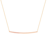 Curved Bar Necklace - The Diamond Shoppe