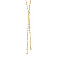 Sparkle Y Chain Necklace - The Diamond Shoppe