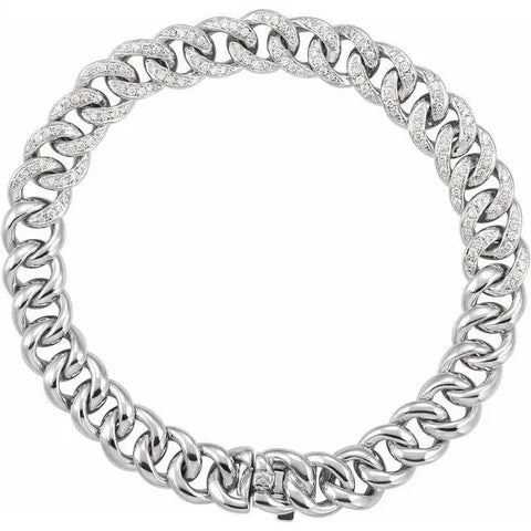 Victoria Diamond Curb Bracelet