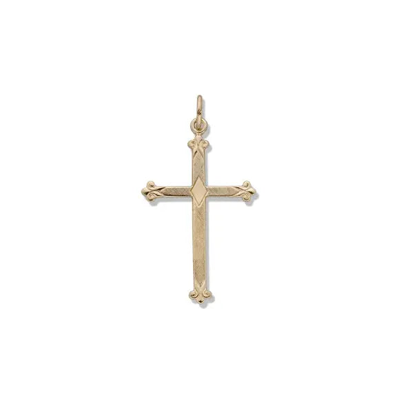 Florentine Cross 14K Yellow