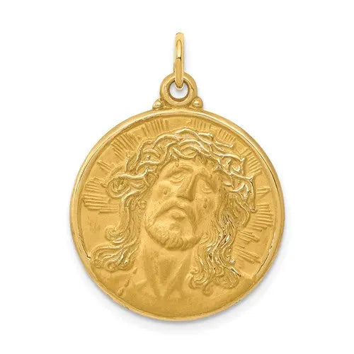 Jesus Ecce Homo 14K Yellow - Solid