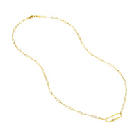 Diamond Paperclip Necklace - The Diamond Shoppe