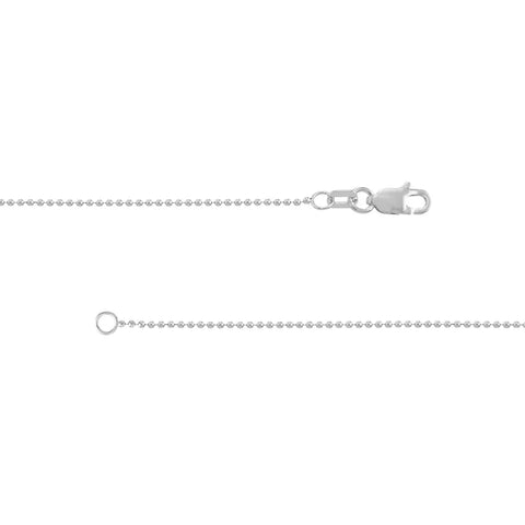 1.5mm 14K Gold Beaded Chain