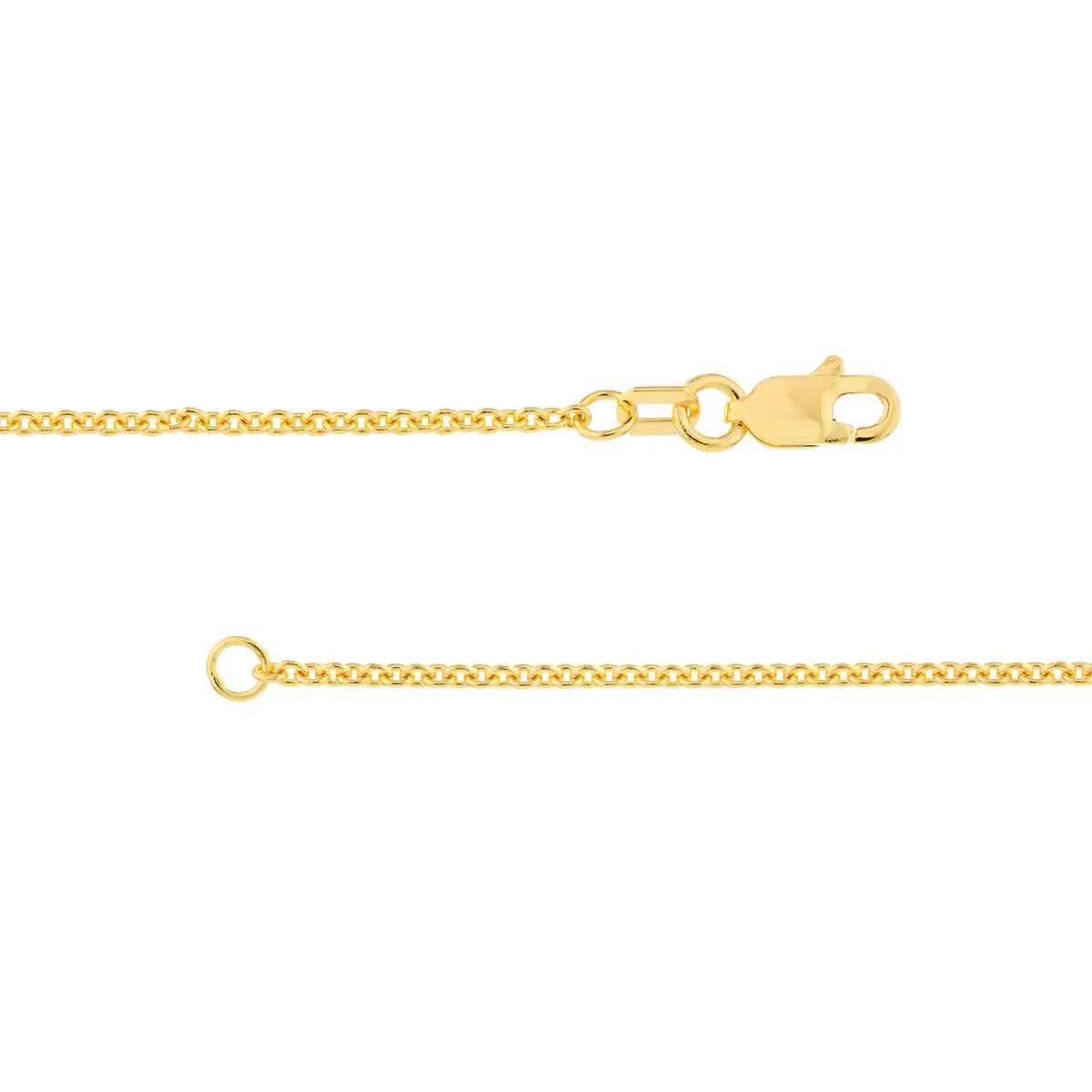 1.5mm 14K Gold Cable Chain - The Diamond Shoppe
