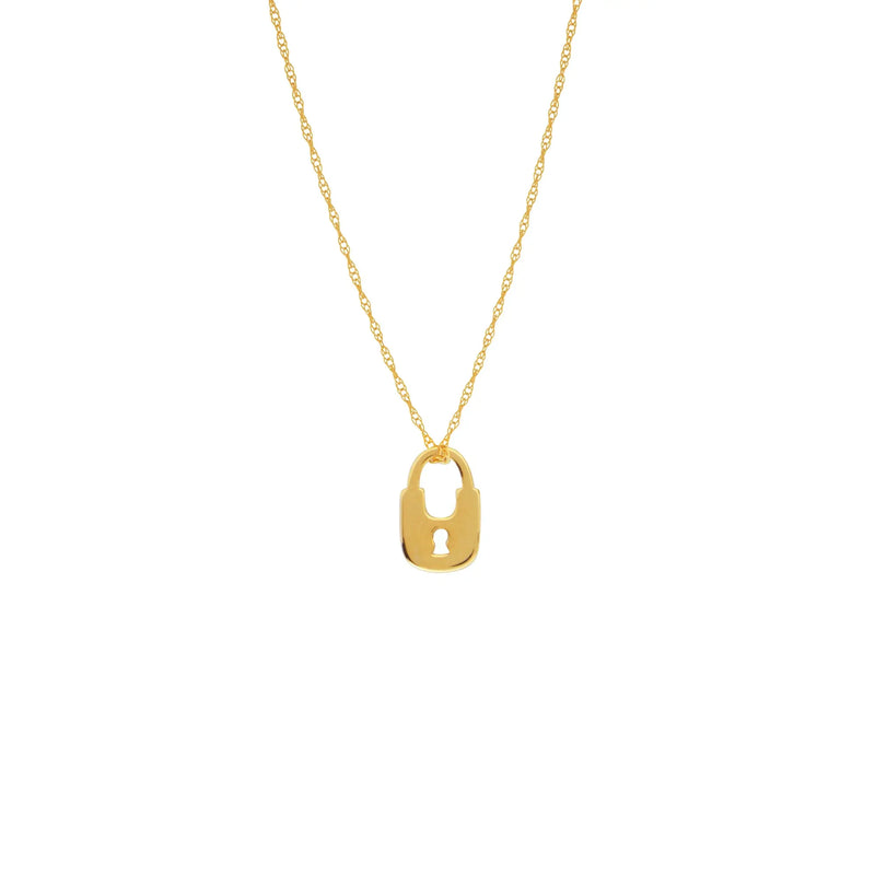 Mini Lock Necklace - The Diamond Shoppe