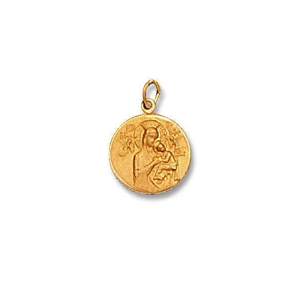 Our Lady of Perpetual Help 14K Yellow - Hollow - The Diamond Shoppe
