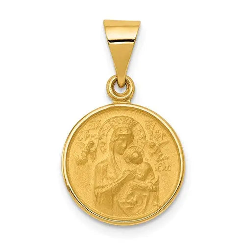 Our Lady of Perpetual Help 18K Yellow - Solid - The Diamond Shoppe