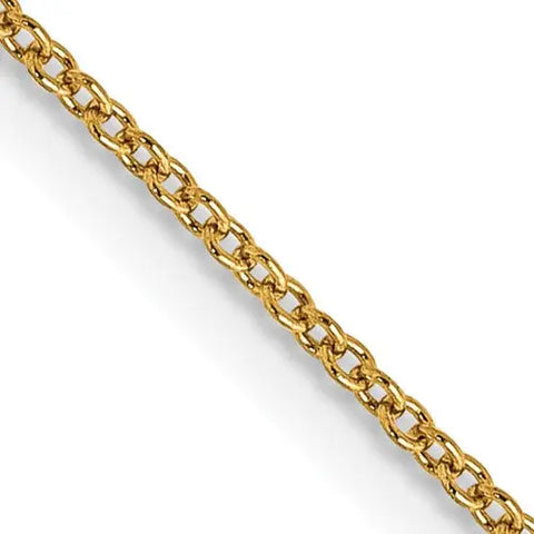 0.90mm 14K Gold Cable Chain
