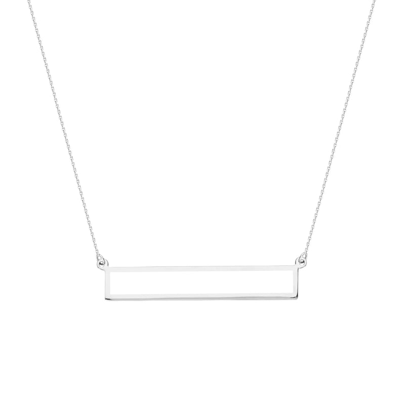 Framed Rectangle Necklace - The Diamond Shoppe