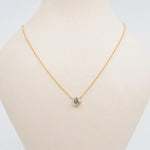 Shelby Diamond Bezel Necklace