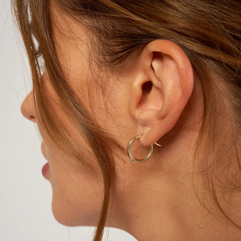 15mm hoop earrings