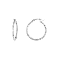 Polished Hoop Earrings - The Diamond Shoppe