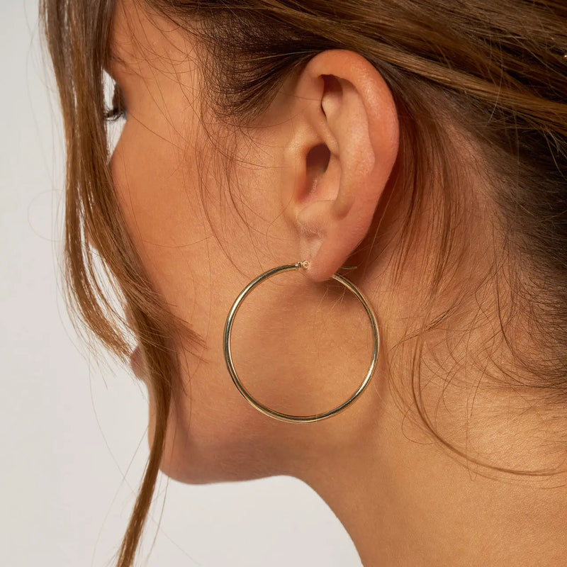 40mm hoop earrings