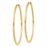 40mm 14K Gold Hoops - The Diamond Shoppe